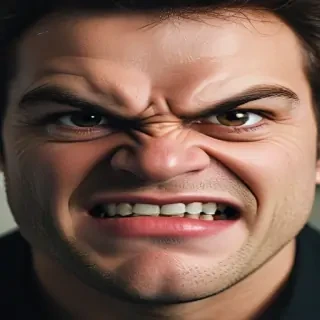 angry face