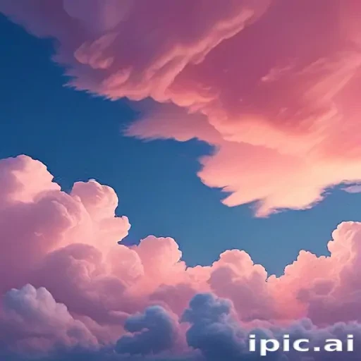 aesthetic pink clouds