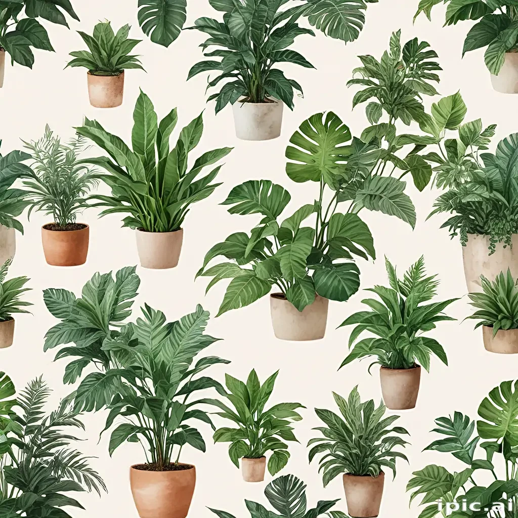 plants no background