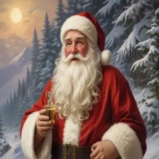 vintage santa images free