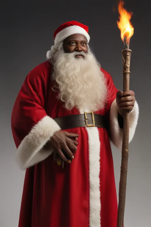 black santa png