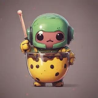 cute boba wallpaper