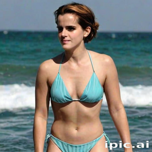 emma watson bikini ai