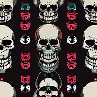 skull wallpaper iphone