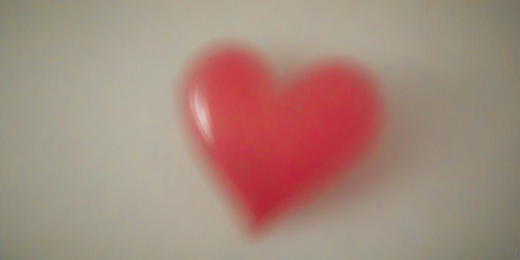 blurred heart