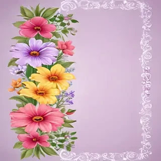 clipart borders flowers