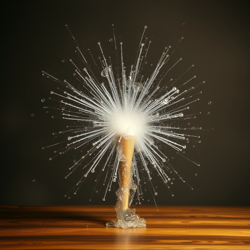 transparent explosion