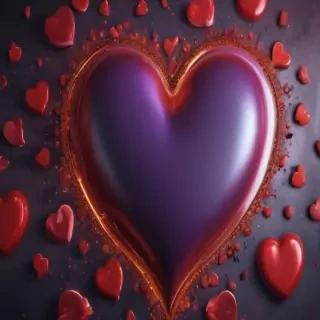 heart background aesthetic