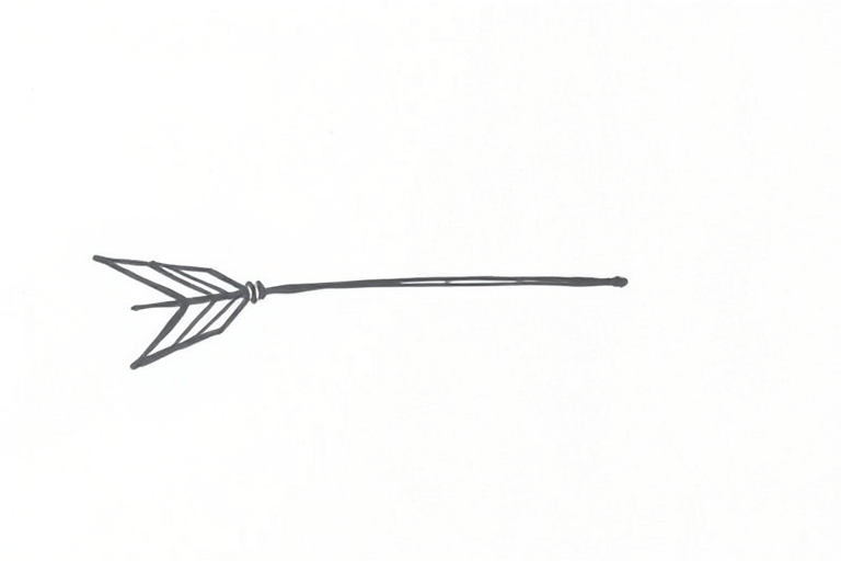 hand drawn arrow