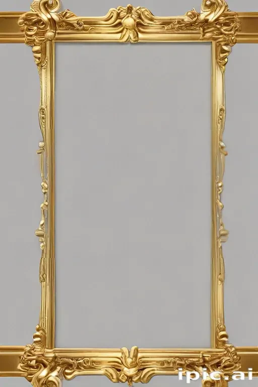 gold border transparent