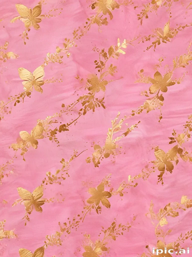 pink and gold background