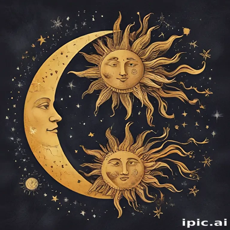 sun and moon