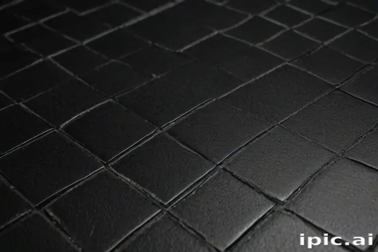 black checkered background