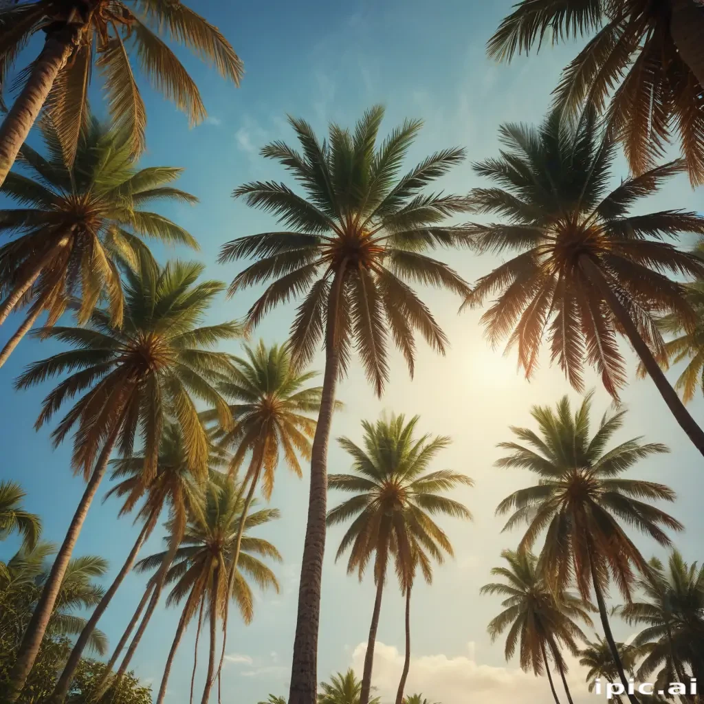 palm trees background