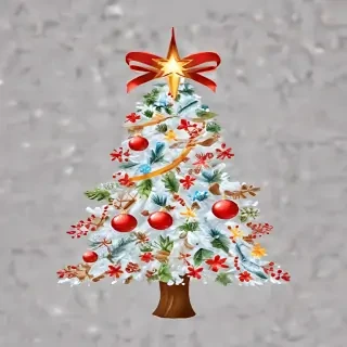 merry christmas clipart transparent background