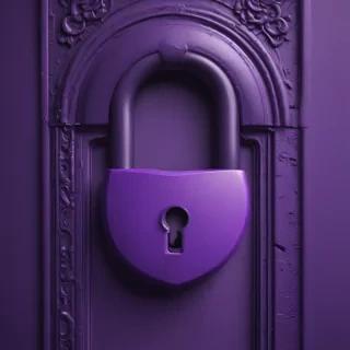 purple lock screen