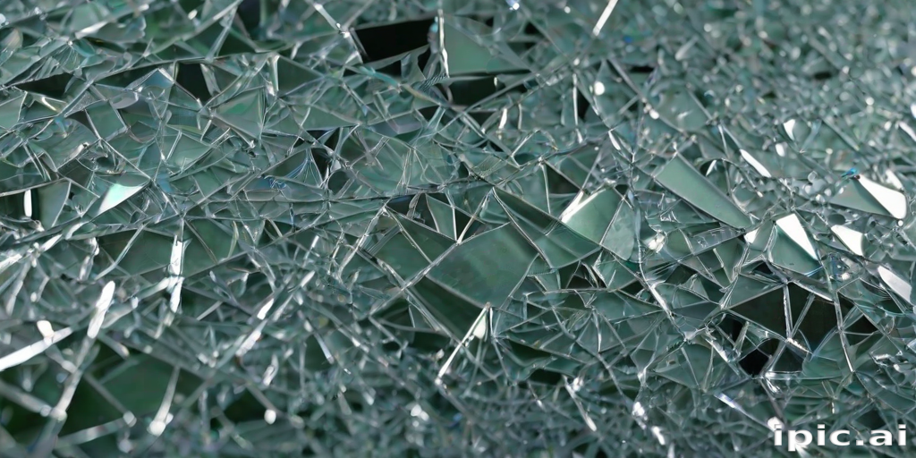 broken glass texture