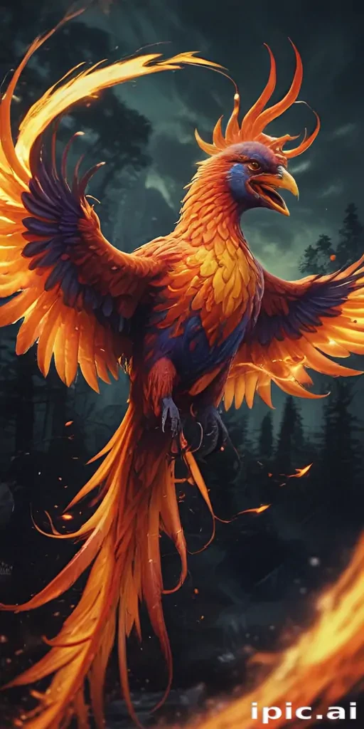 phoenix bird wallpaper