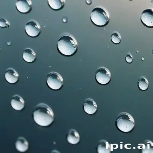 water droplets transparent