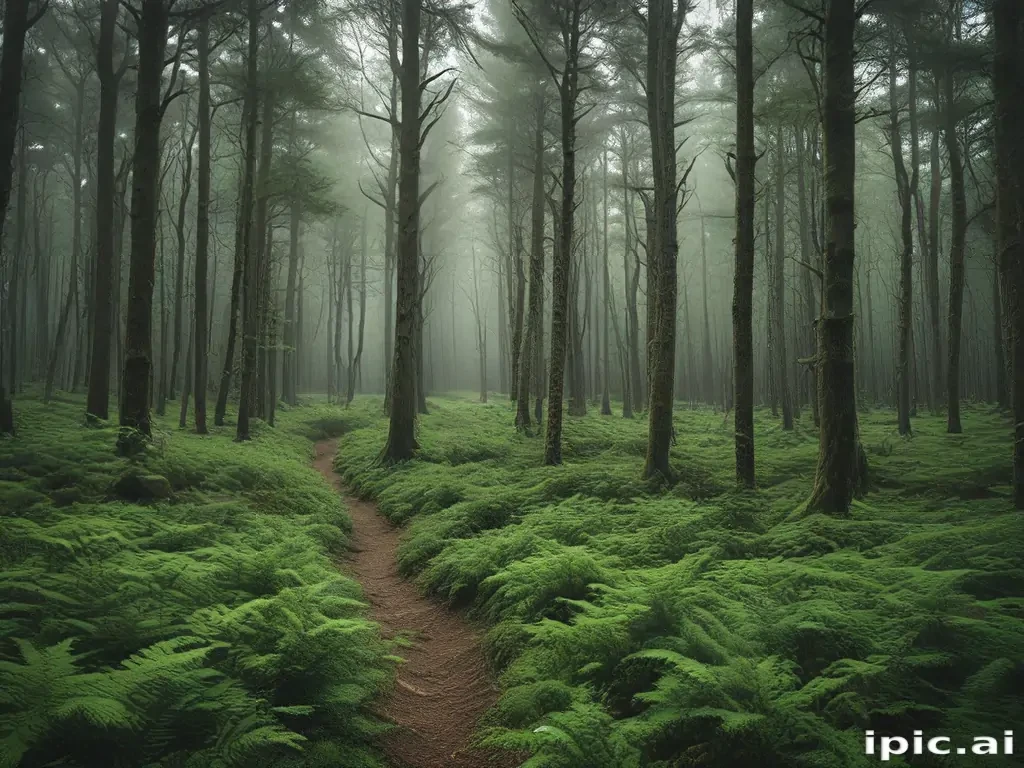 green forest aesthetic