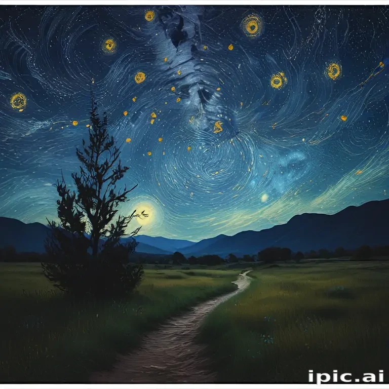 starry night png