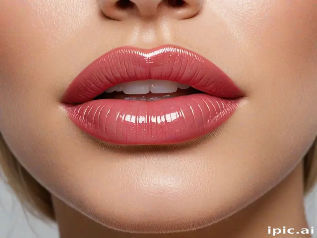 transparent lips