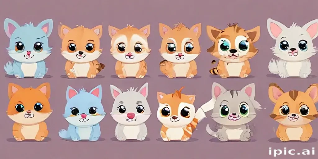 pictures of cute cartoon animals
