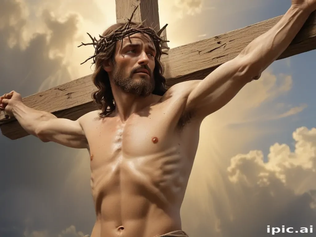 pics of jesus on the cross
