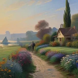monet paintings wallpaper