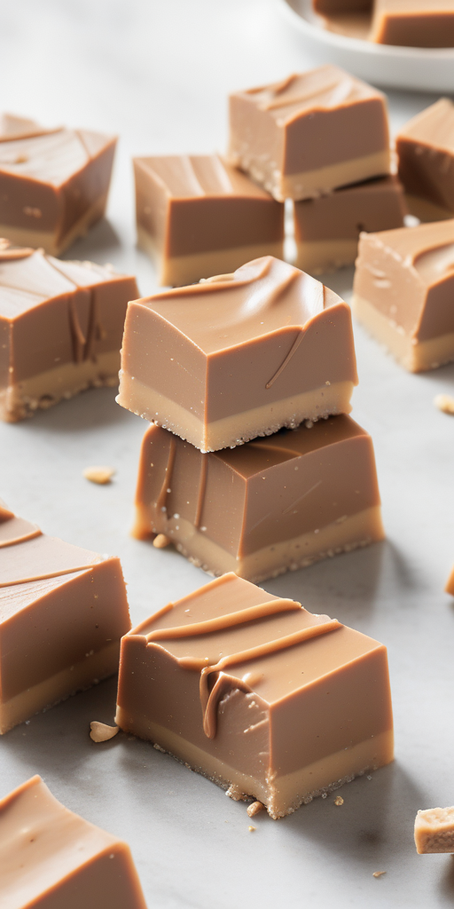 peanut butter fudge with sweetened condensed milk and peanut butter