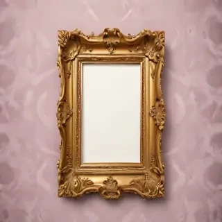 fancy gold frame
