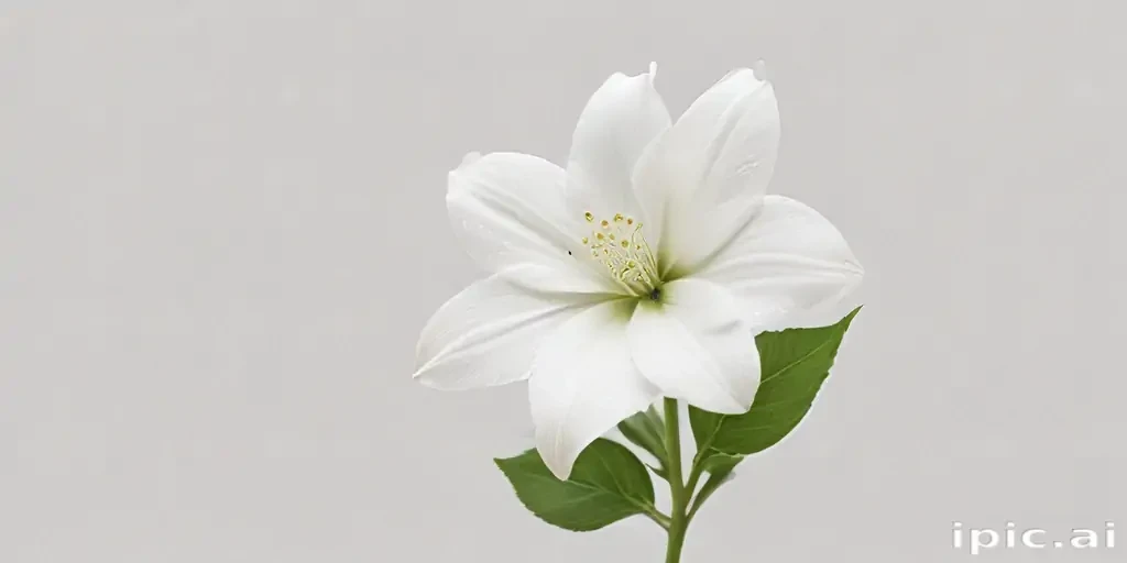 white flower transparent background