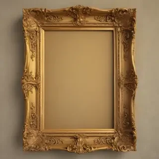 fancy gold frame