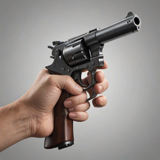 holding gun png