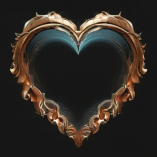 heart border png aesthetic