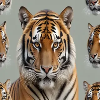 tiger transparent