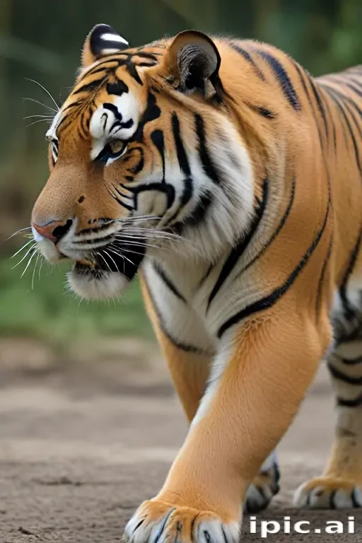 transparent tiger