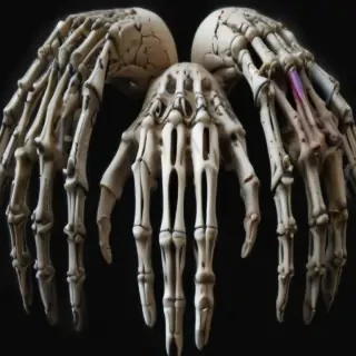 skeleton hands png