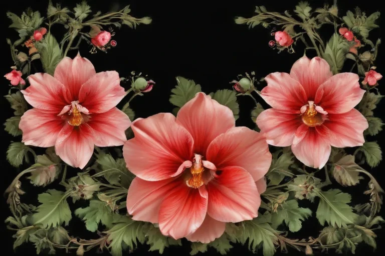 flower transparent border