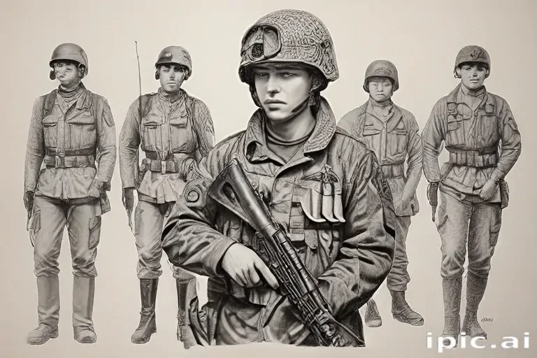 army drawings