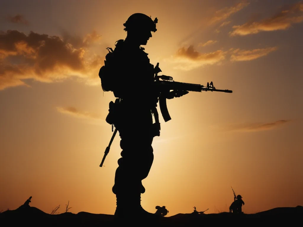 soldier silhouette png