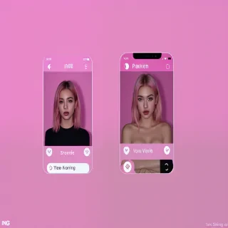pink ig story background