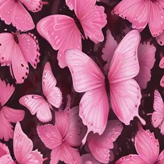 images of pink butterflies