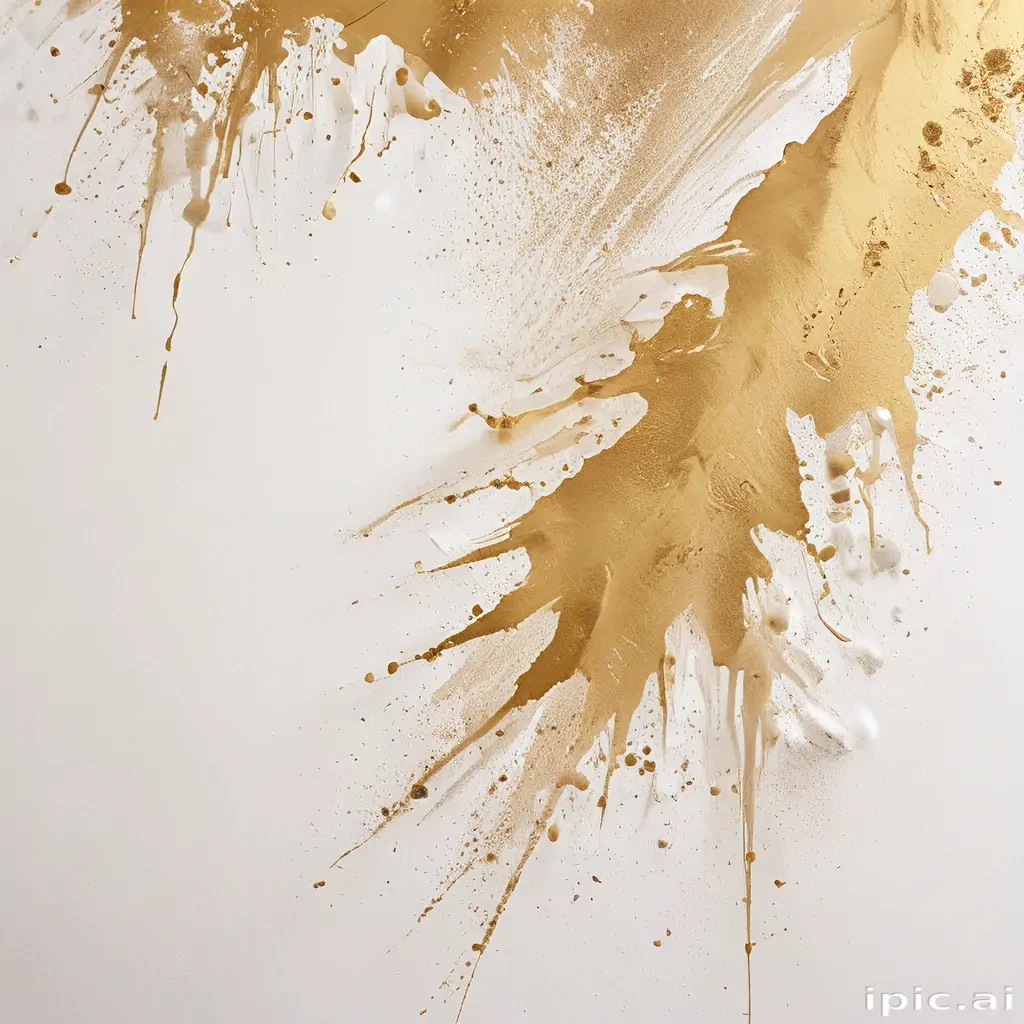gold and white background
