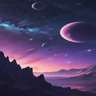space wallpaper aesthetic