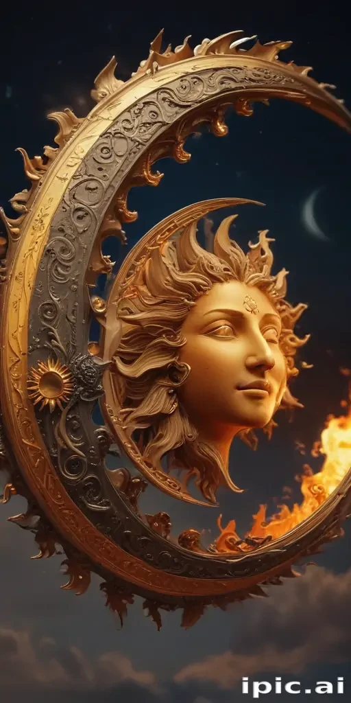 sun and moon