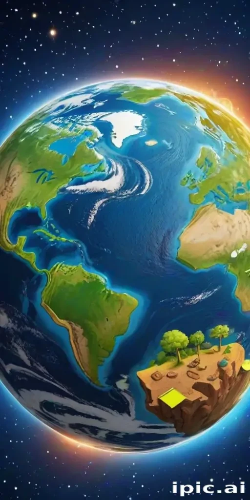 cartoon picture planet earth