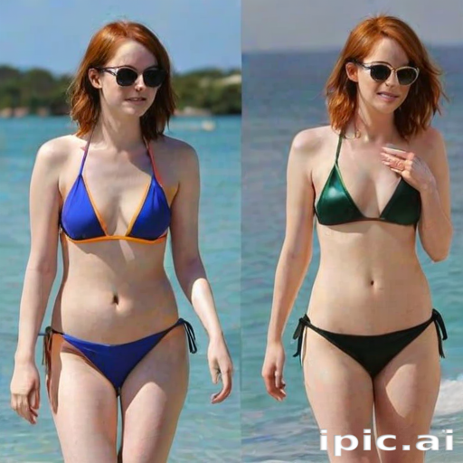 Emma Stone in bikini