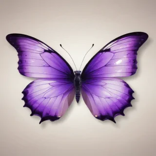 purple butterfly clipart
