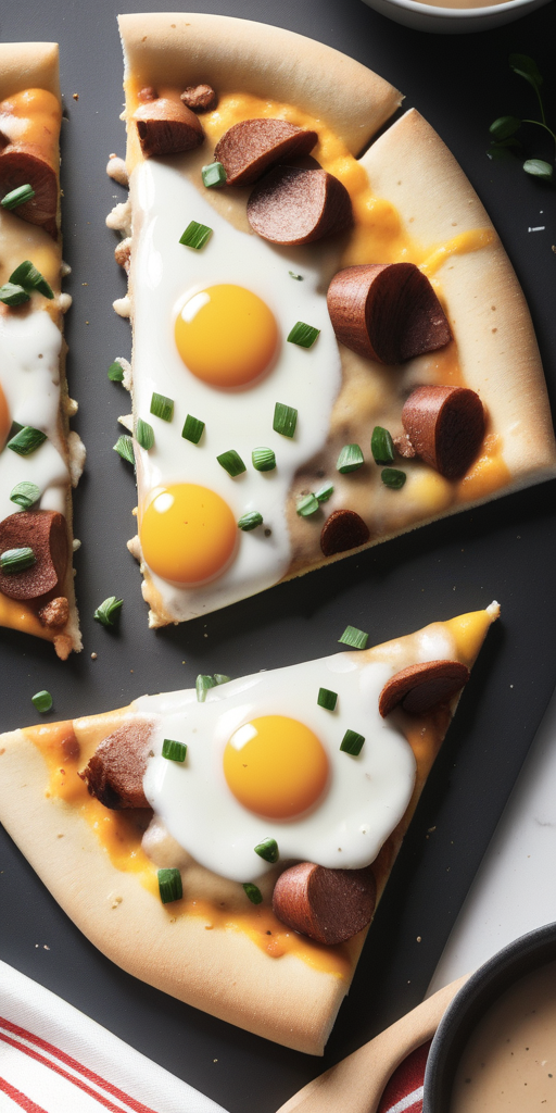 breakfast pizza recipe with gravy